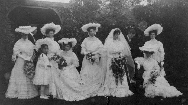 Unidentified wedding, ca. 1900 (PR16-2894)